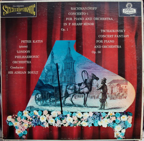 Cover Rachmaninoff* / Tschaikovsky* - Peter Katin, London Philharmonic Orchestra*, Sir Adrian Boult - Concerto 1 For Piano And Orchestra In F Sharp Minor Op. 1 / Concert Fantasy For Piano And Orchestra Op. 56 (LP) Schallplatten Ankauf