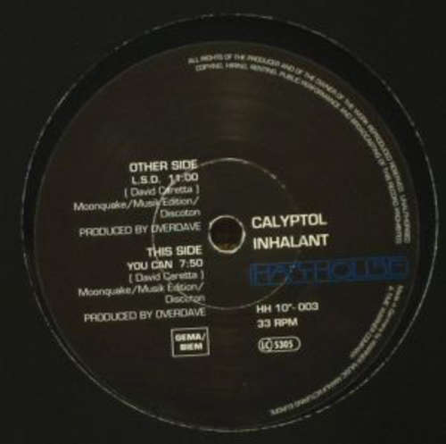 Cover Calyptol Inhalant - L.S.D. / You Can (10) Schallplatten Ankauf