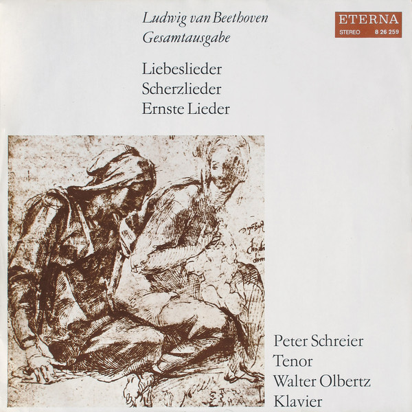 Cover Ludwig van Beethoven, Peter Schreier, Walter Olbertz - Liebeslieder, Scherzlieder, Ernste Lieder (LP) Schallplatten Ankauf