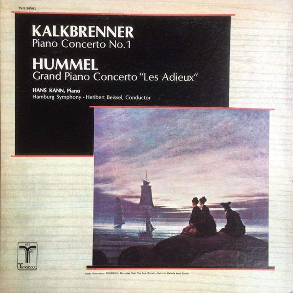 Cover Kalkbrenner* / Hummel* - Hans Kann, Hamburg Symphony*, Heribert Beissel - Piano Concerto No. 1 / Grand Piano Concerto Les Adieux (LP) Schallplatten Ankauf