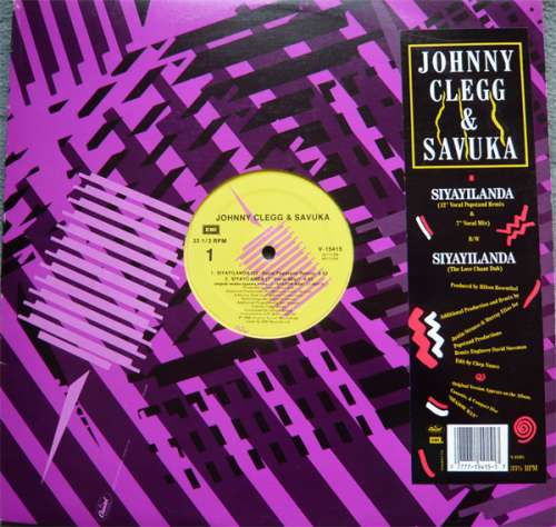 Cover Johnny Clegg & Savuka - Siyayilanda (12) Schallplatten Ankauf