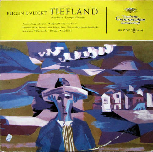 Cover Eugen D'Albert - Artur Rother & Münchner Philharmoniker - Tiefland (Ausschnitte - Excerpts - Extraits) (10, Mono) Schallplatten Ankauf