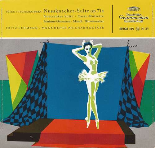 Cover Peter I. Tschaikowsky* / Fritz Lehmann, Münchener Philharmoniker* - Nußknacker-Suite, Op. 71a (7) Schallplatten Ankauf