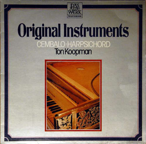 Cover Ton Koopman - Original Instruments (LP) Schallplatten Ankauf