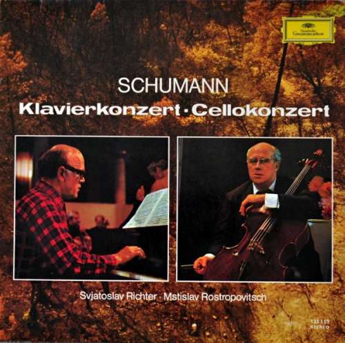 Cover Schumann* - Svjatoslav Richter* • Mstislav Rostropovich - Klavierkonzert • Cellokonzert (LP, RE) Schallplatten Ankauf