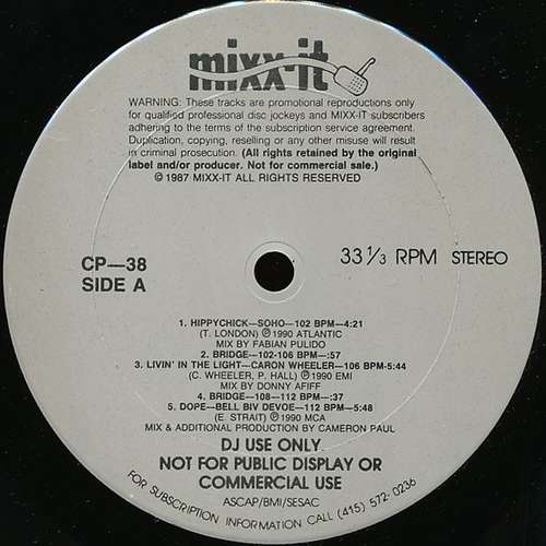 Cover Various - Mixx-it 38 (12, Promo) Schallplatten Ankauf