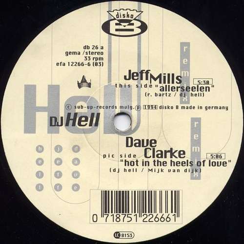 Cover DJ Hell* - Hell Ärgere Dich Nicht (12) Schallplatten Ankauf