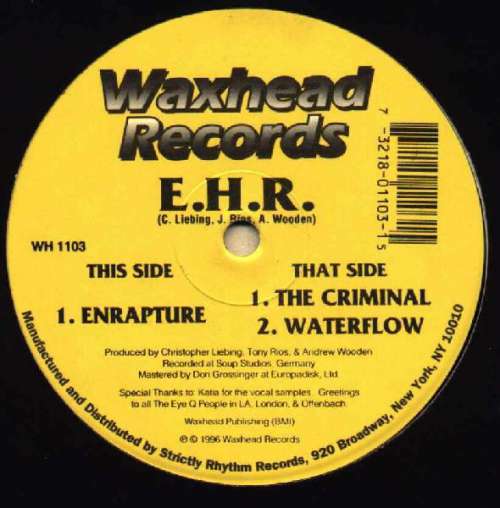 Cover E.H.R. - Enrapture (12) Schallplatten Ankauf