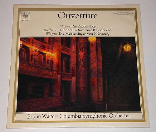 Cover Mozart* • Beethoven* • Wagner* • Bruno Walter, Columbia Symphony Orchestra - Ouvertüre (LP) Schallplatten Ankauf