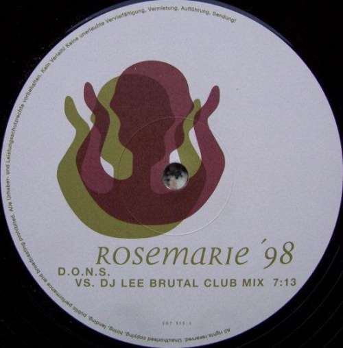 Cover D.O.N.S. VS. DJ Lee - Rosemarie '98 (12) Schallplatten Ankauf