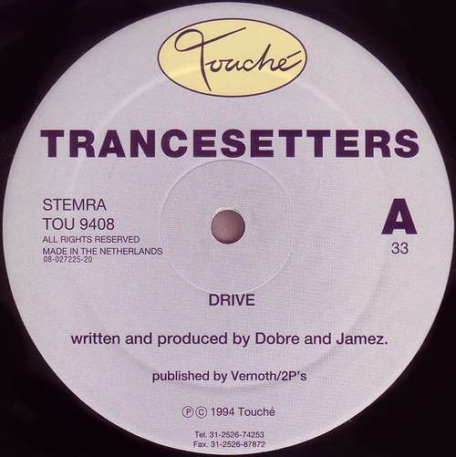 Cover Trancesetters - Drive (12) Schallplatten Ankauf