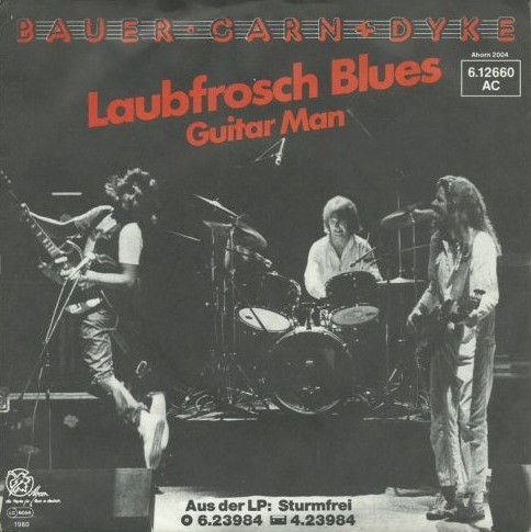 Cover Bauer, Garn + Dyke* - Laubfrosch Blues (7, Single) Schallplatten Ankauf