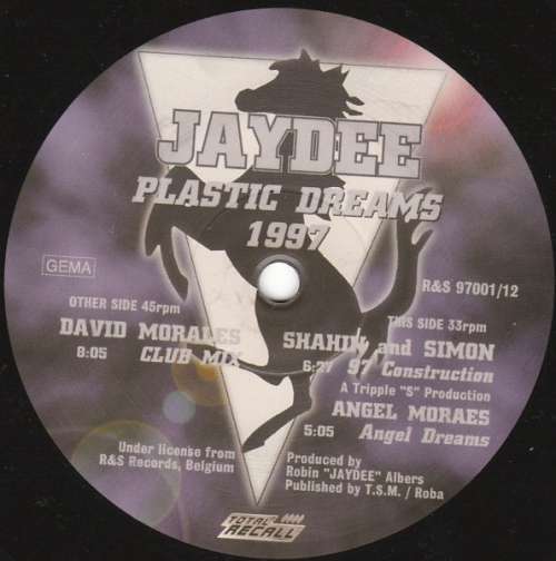 Cover Jaydee - Plastic Dreams 1997 (12) Schallplatten Ankauf