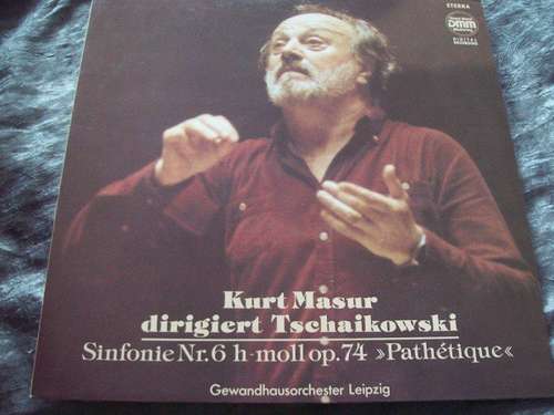 Cover Kurt Masur Dirigiert Tschaikowski*, Gewandhausorchester Leipzig - Sinfonie Nr.6 H-moll Op.74 »Pathétique«  (LP) Schallplatten Ankauf