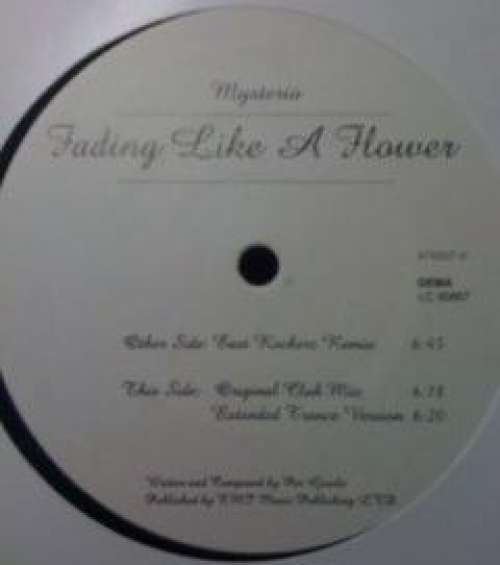 Cover Mysterio (2) - Fading Like A Flower (12) Schallplatten Ankauf