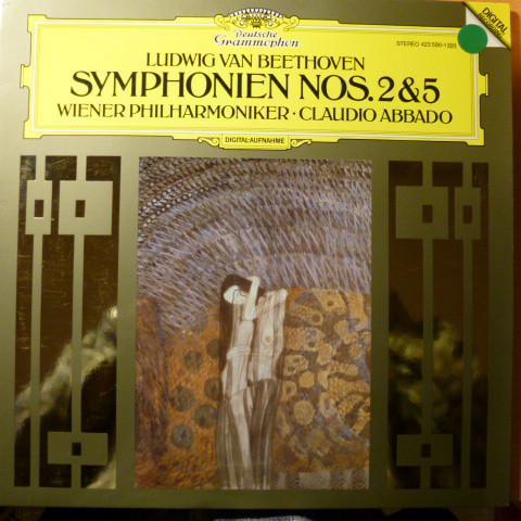 Cover Ludwig Van Beethoven, Wiener Philharmoniker, Claudio Abbado - Symphonien Nos. 2 & 5 (LP, Album) Schallplatten Ankauf