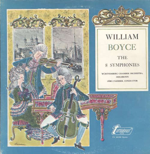 Cover William Boyce, Württemberg Chamber Orchestra, Heilbronn*, Jörg Faerber - The 8 Symphonies (LP, Album) Schallplatten Ankauf