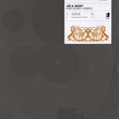 Cover Joe & Jessey - Pure Hooney (Remixes) (12) Schallplatten Ankauf