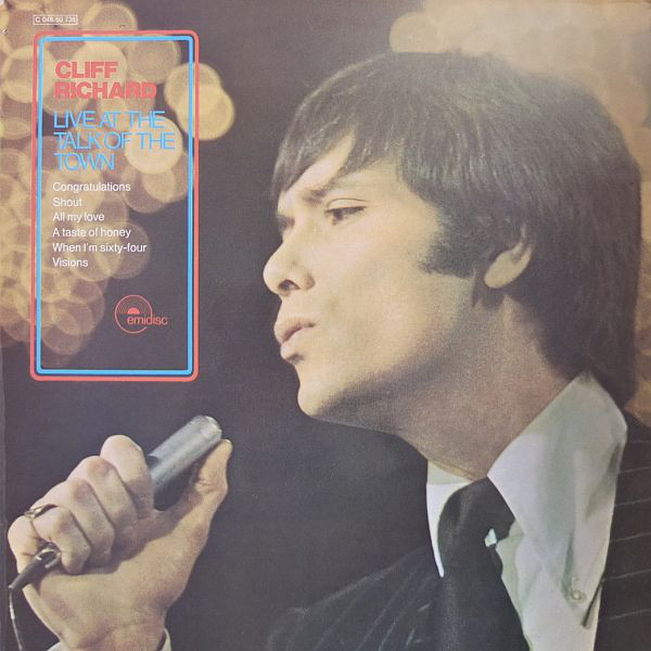 Cover Cliff Richard - Live At The Talk Of The Town (LP, Album) Schallplatten Ankauf