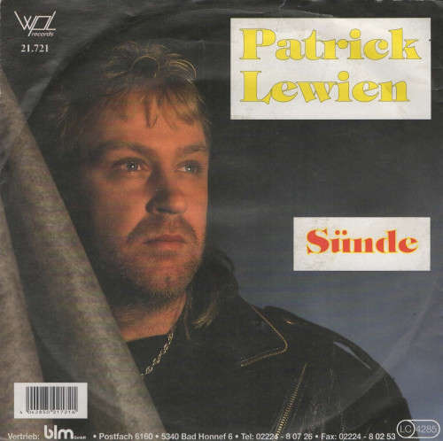 Cover Patrick Lewien - Sünde (7) Schallplatten Ankauf