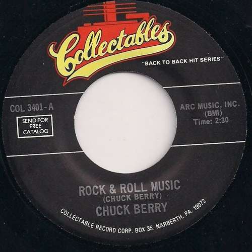 Cover Chuck Berry - Rock And Roll Music / Back In The Usa (7, Single, RE) Schallplatten Ankauf