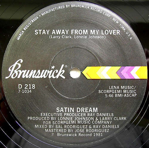 Cover Satin Dream - Stay Away From My Lover (12) Schallplatten Ankauf