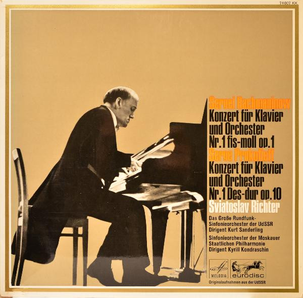 Cover Sviatoslav Richter - Sergej Rachmaninow, Serge Prokofieff (LP, Album) Schallplatten Ankauf