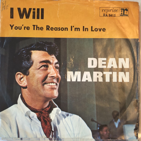Cover Dean Martin - I Will (7, Single) Schallplatten Ankauf