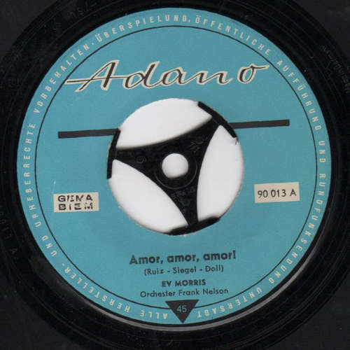 Cover Ev Morris - Amor, Amor, Amor! / Perdido (7, Single) Schallplatten Ankauf
