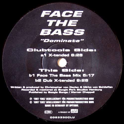 Cover Face The Bass (2) - Dominate (12) Schallplatten Ankauf