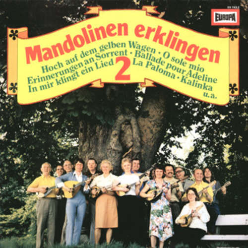 Cover Mandolinen-Orchester La Danza , Leitung: Herbert Balzer Und Der Rudi Bohn Chor - Mandolinen Erklingen 2 (LP) Schallplatten Ankauf