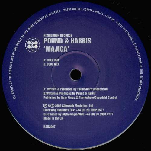 Cover Pound & Harris - Majica (12) Schallplatten Ankauf