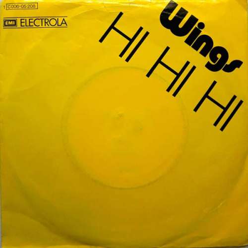 Cover Wings (2) - Hi Hi Hi (7, Single) Schallplatten Ankauf