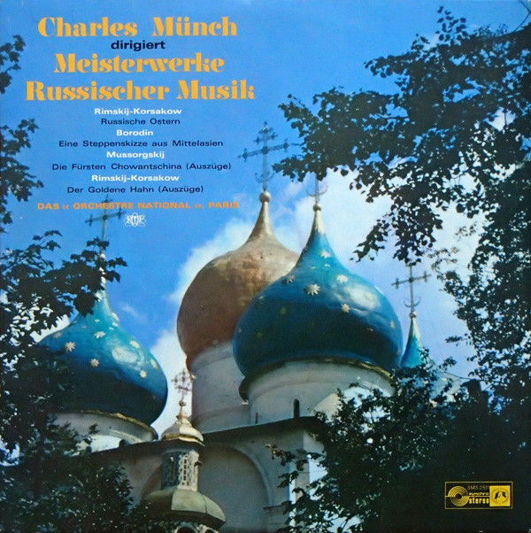 Cover Charles Münch* - Das Orchestre National, Paris* - Meisterwerke Russicher Musik (LP) Schallplatten Ankauf