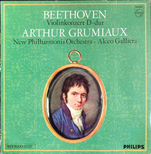 Cover Beethoven*, Arthur Grumiaux, New Philharmonia Orchestra, Alceo Galliera - Violinkonzert D-dur (LP) Schallplatten Ankauf