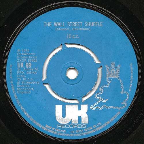 Cover 10 c.c.* - The Wall Street Shuffle (7, Single) Schallplatten Ankauf