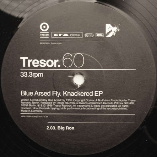 Cover Blue Arsed Fly - Knackered EP (12, EP) Schallplatten Ankauf