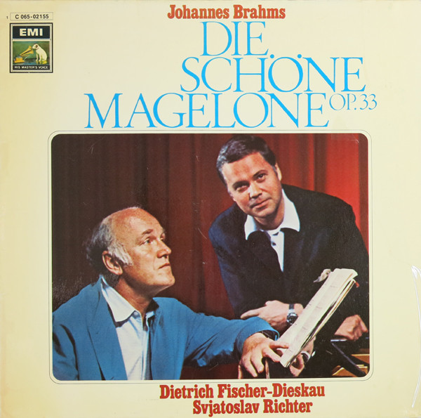 Cover Johannes Brahms, Dietrich Fischer-Dieskau, Svjatoslav Richter* - Die Schöne Magelone Op. 33 (LP) Schallplatten Ankauf