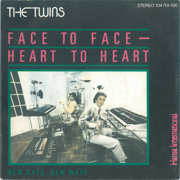 Cover The Twins - Face To Face - Heart To Heart (7, Single) Schallplatten Ankauf