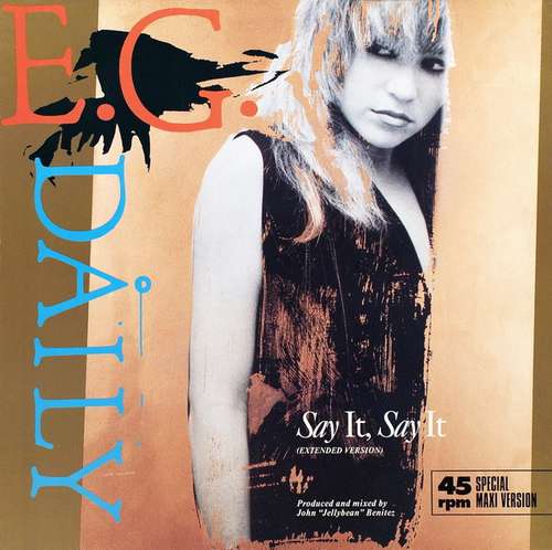 Cover E.G. Daily - Say It, Say It (Extended Version) (12, Maxi) Schallplatten Ankauf