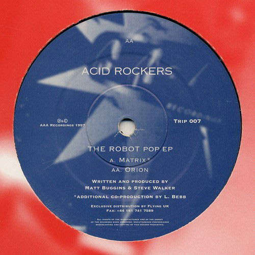 Cover Acid Rockers - The Robot Pop EP (12, EP) Schallplatten Ankauf