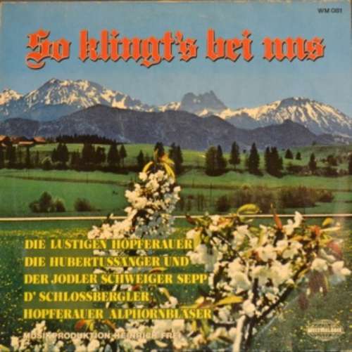 Cover Various - So Klingt's Bei Uns (LP) Schallplatten Ankauf