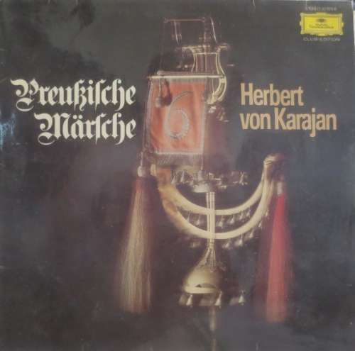 Cover Herbert von Karajan - Preußische Märsche (LP, Club) Schallplatten Ankauf