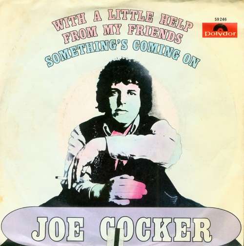 Cover Joe Cocker - With A Little Help From My Friends / Something's Coming On (7, Single, Mono) Schallplatten Ankauf