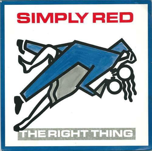 Cover Simply Red - The Right Thing (7, Single) Schallplatten Ankauf