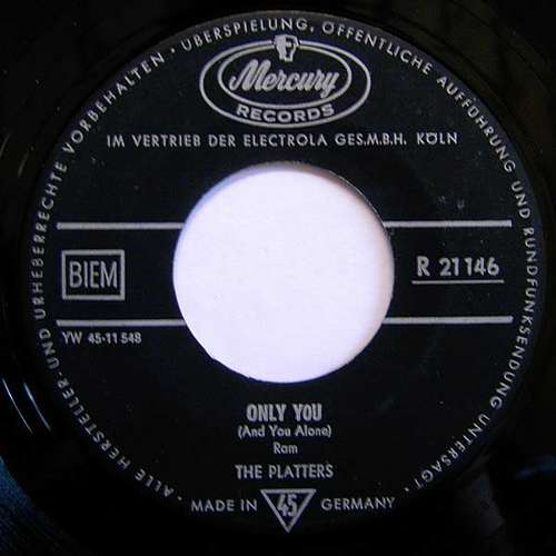 Cover The Platters - Only You / The Great Pretender (7) Schallplatten Ankauf
