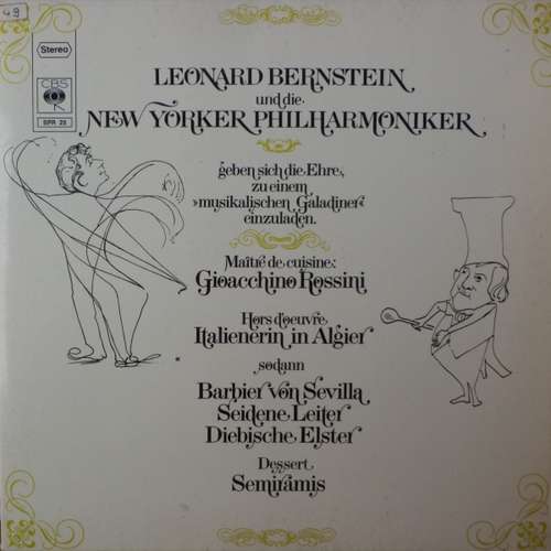 Cover Gioacchino Rossini - Leonard Bernstein Und Die New Yorker Philharmoniker* - Bernstein-Rossini-Festival  (LP) Schallplatten Ankauf
