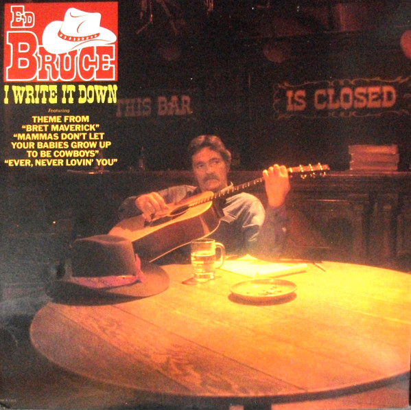 Cover Ed Bruce - I Write It Down (LP) Schallplatten Ankauf
