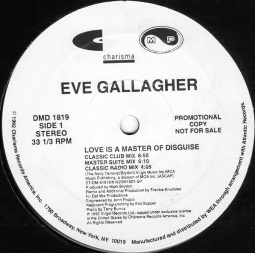 Cover Eve Gallagher - Love Is A Master Of Disguise (12, Promo) Schallplatten Ankauf