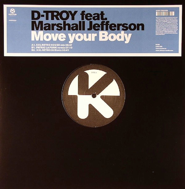 Cover D-Troy Feat. Marshall Jefferson - Move Your Body (12) Schallplatten Ankauf